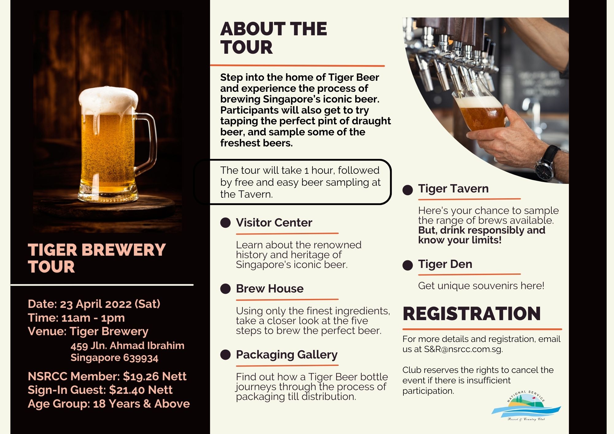 tiger brewery tour booking